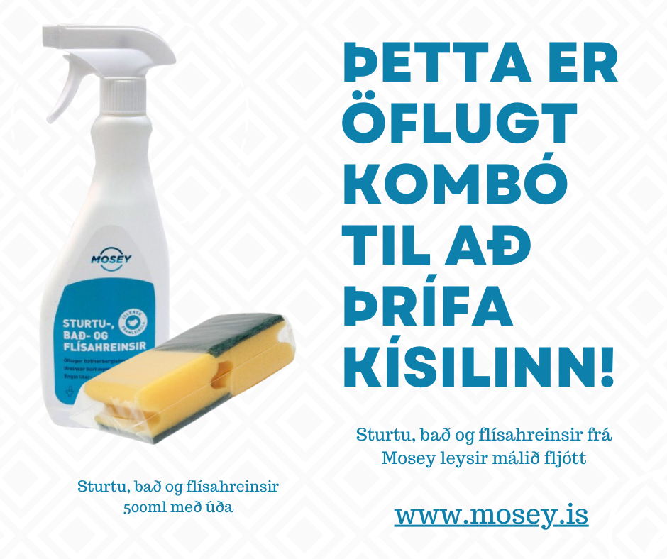 Sturtu-, bað- og flísahreinsir 1000ml áfylling