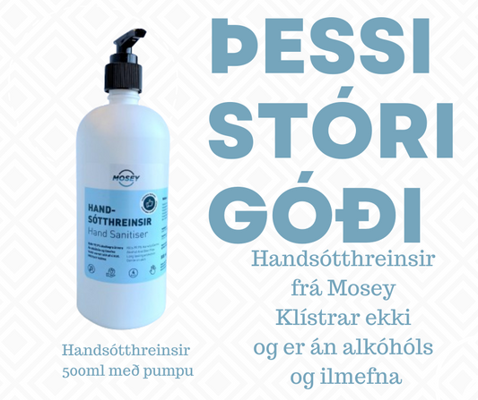 Handsótthreinsir 500ml með pumpu