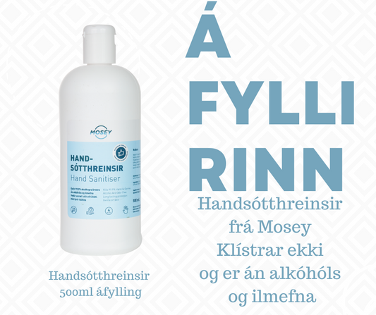 Handsótthreinsir 500ml áfylling