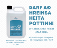 Sótthreinsir fyrir heita potta og baðkör með loftnuddi 2500ml