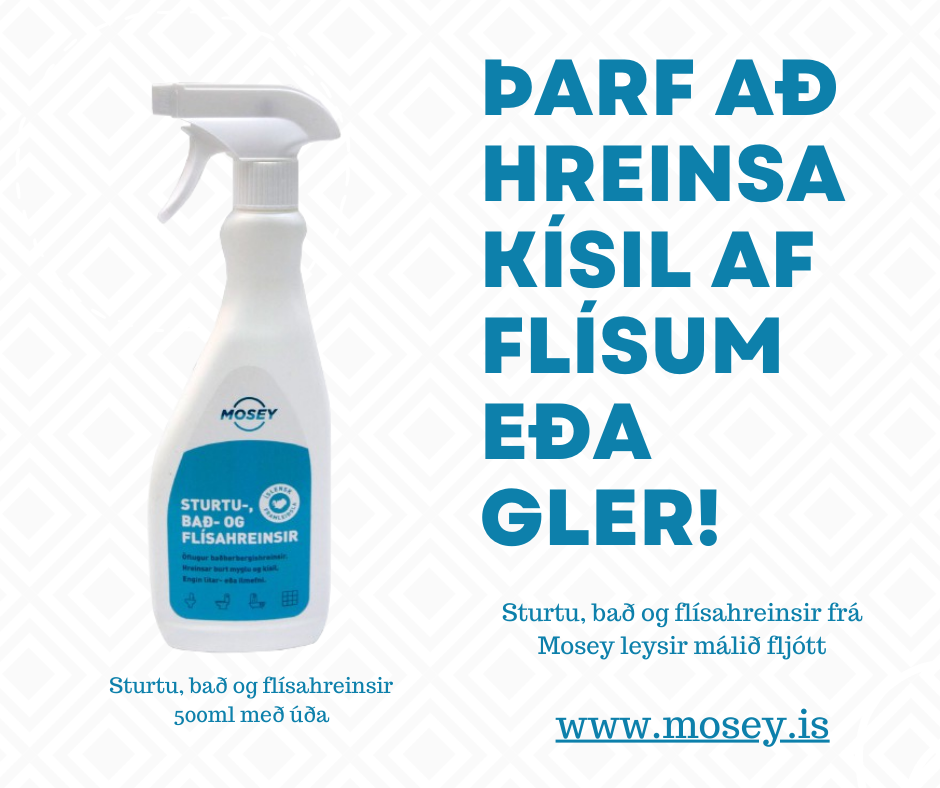 Sturtu-, bað- og flísahreinsir 1000ml áfylling